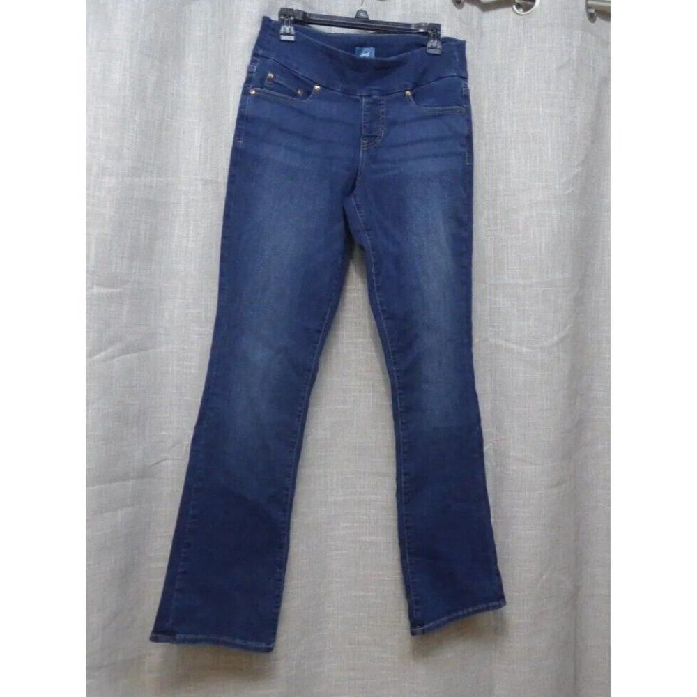 JAG Jeans Paley Pull-On Bootcut Jeans, Size 6, Dark Wash - Picture 3 of 11